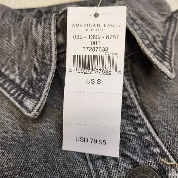 American Eagle Outfitters Womens Button-Down Denim Shirt Dress S/P NWT MSRP 79 - Picture 9 of 16